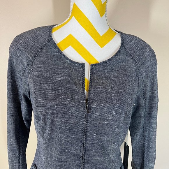 NWT Worth Wool Blend Jacket • Navy • Size 4 - Picture 2 of 12